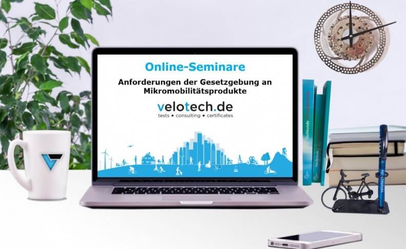 Ab sofort auch Online-Seminare bei velotech.de